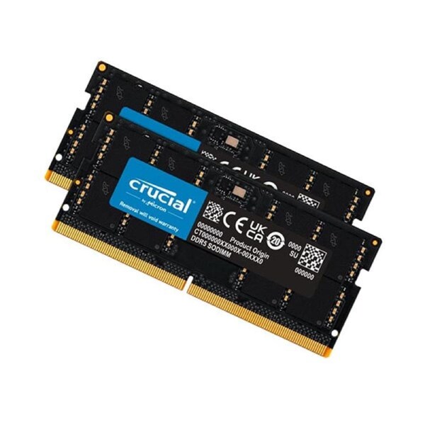Crucial 32Gb 2X16Gb Ddr5 Sodimm 4800Mhz C40 Notebook Laptop Memory
