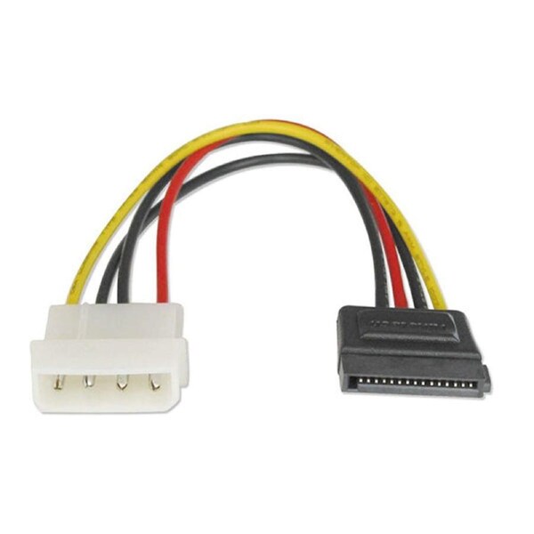 Astrotek Sata Power Cable 15Cm 4 Pins Male To 15 Pins Female 18Awg