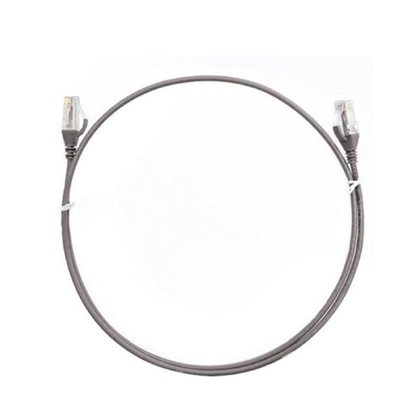 8Ware Cat6 Ultra Thin 5M Slim Cable Grey Premium Rj45 Ethernet Lan
