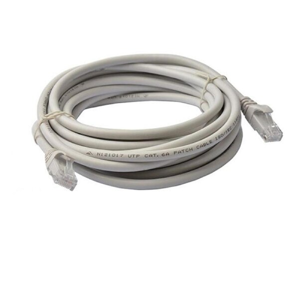 8Ware Snagless Grey Cat6A Utp Ethernet Cable 15M