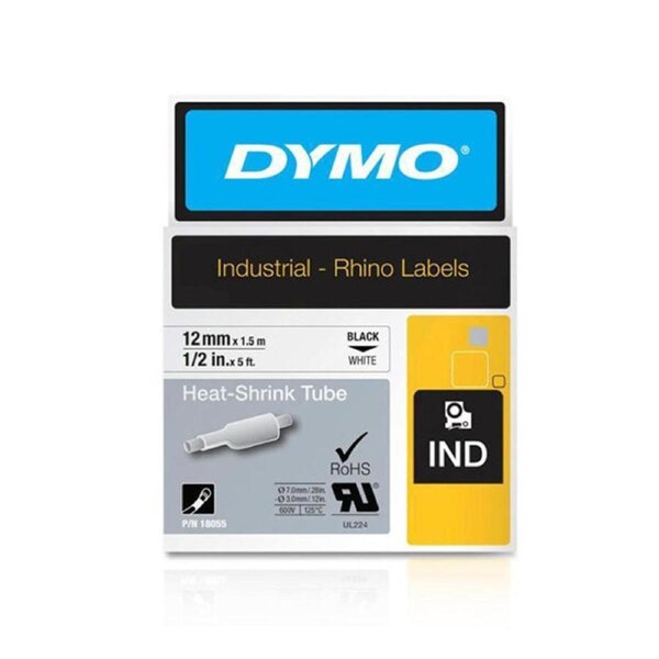 Dymo Rhino Indstrial Heat Shrink Tube 12Mm