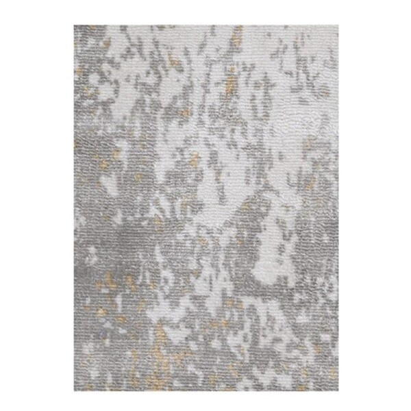 Grey Ochre Faded Velvet Rug 200Cmx290Cm