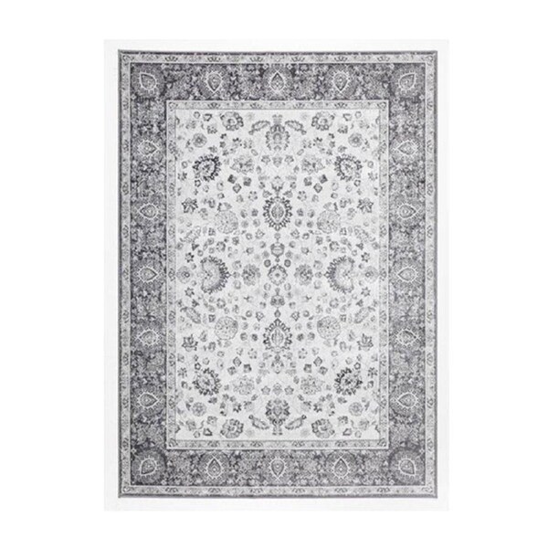 Vogue Viscose Silver Rug 67Cmx105Cm