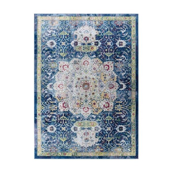 Rhapsody Antique Navy Rug 160Cmx220Cm