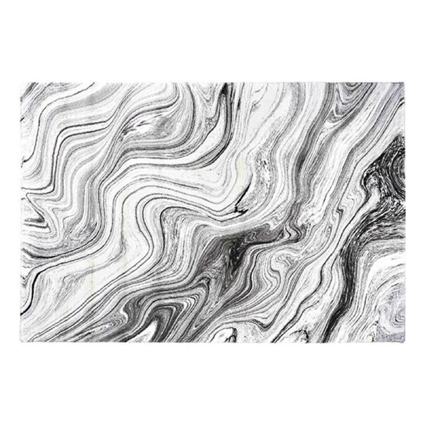 Comfort White Durable Polypropylene Rug 240Cmx330Cm