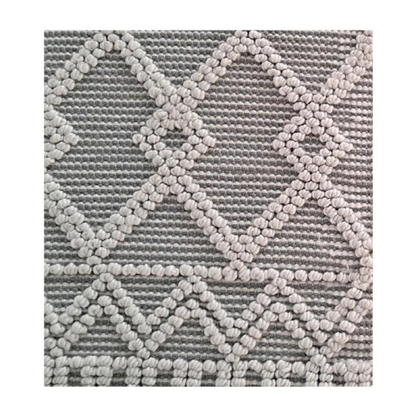 Cottage Style Handwoven Grey Rugs 160 X 225Cm
