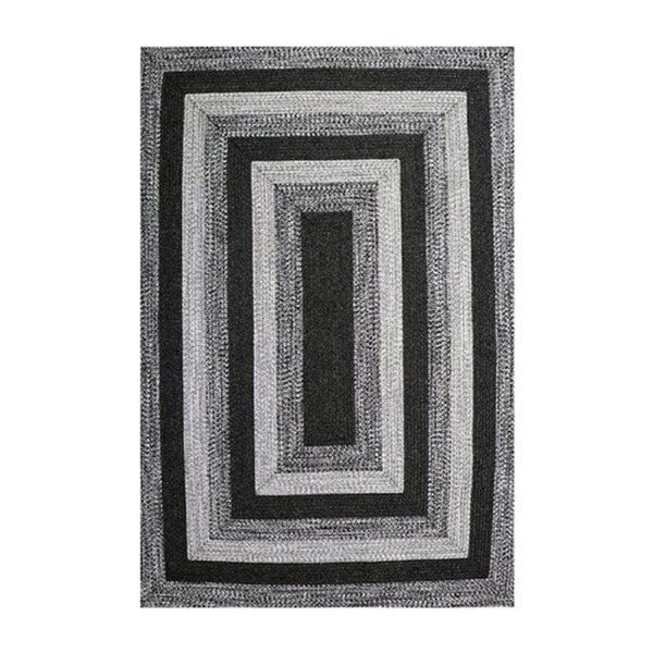 Coastal Weave Dark Grey Rug 190Cmx280Cm