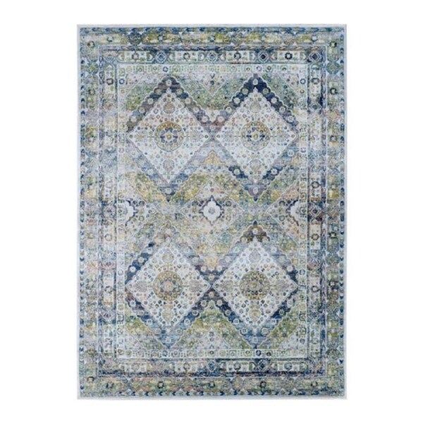 Olive Blue Antique Rhapsody Style Rug 240Cmx320Cm