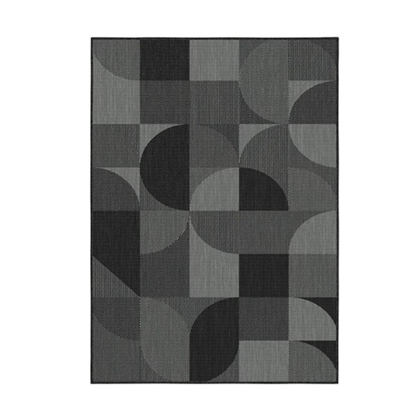 Parquet Woven Belgium Style Night Silver Rug 160 X 230 Cm