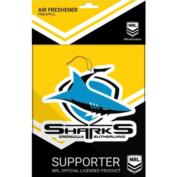 NRL Car Air Freshener - Cronulla Sharks - Rugby League