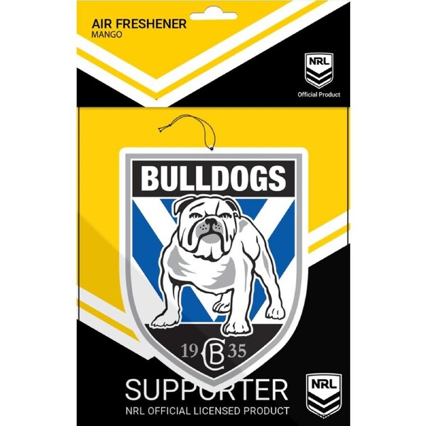 NRL Car Air Freshener - Canterbury Bulldogs - Rugby League
