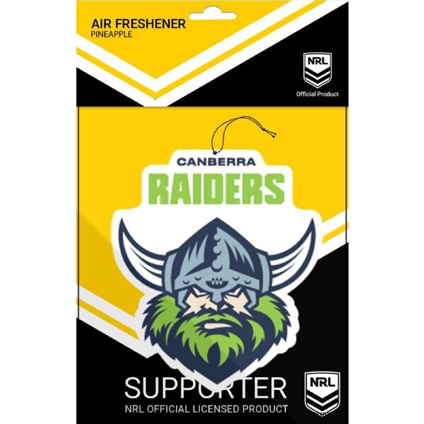 NRL Car Air Freshener - Canberra Raiders - Rugby League