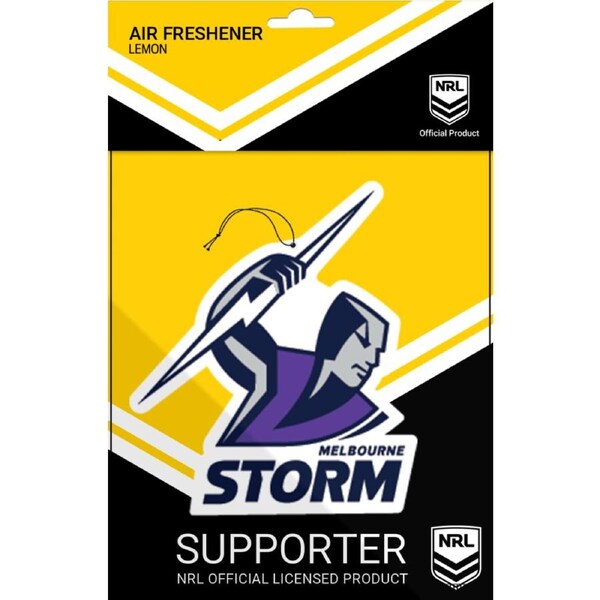 NRL Car Air Freshener - Melbourne Storm - Rugby League