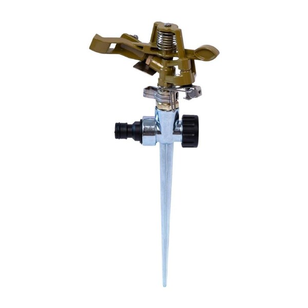 Easy to Install Irrigation Sprinkler 360 Degree Rotating Sprinkler Gun Zinc Alloy Adjustable Rocker Sprinkler
