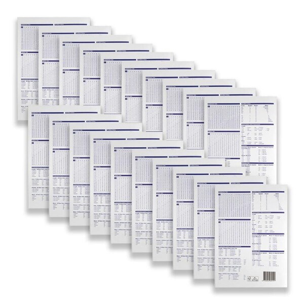 20pc Spirax P118A Exercise Book A5 12mm Ruled 48-Pages 70GSM Paper Notebook Red