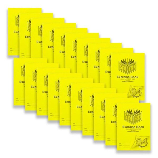 20pc Spirax 973 Binder Book A4 14mm Dotted 64-Pages Writing School Stationery