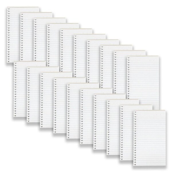 20pc Spirax 561 Pocket Notebook 147x87 5mm Ruled 96-Pages Stationery Yellow