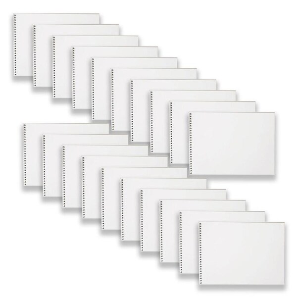 20pc Spirax 577 16-Sheets Sketch 177x245mm Drawing Art Pad Stationery Yellow