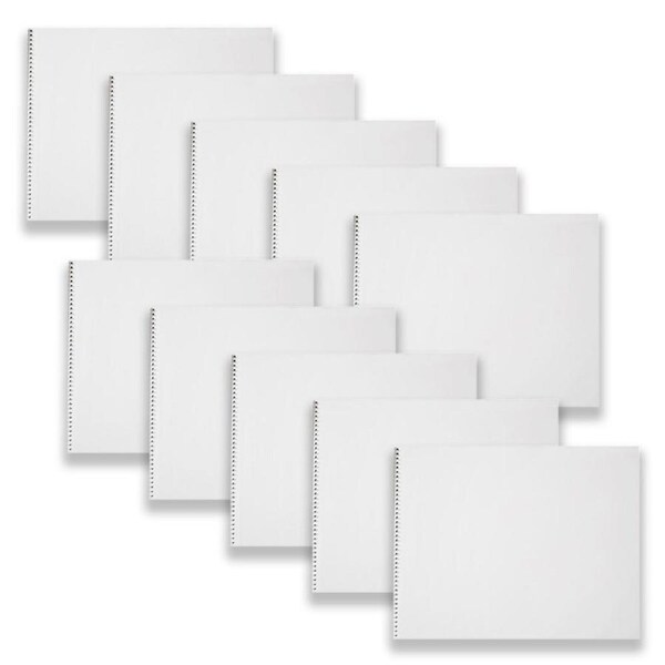 10pc Spirax 579 Sketch Book Drawing Pad School Stationery 27x36cm 16Pgs Yellow