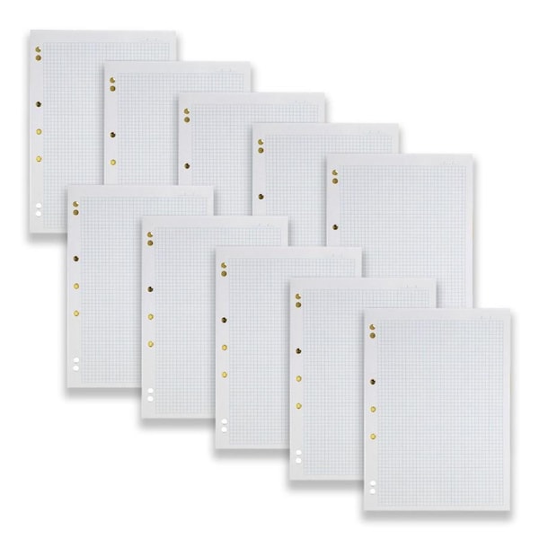 10pc Spirax 805 School Graph Pad A4 Grid Notebook 5mm Squares 25-Pages Yellow