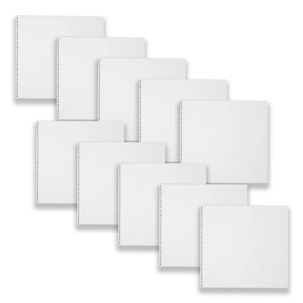 10pc Spirax 578A Sketch Book Drawing Pad School Stationery 25x27cm 32Pgs Yellow