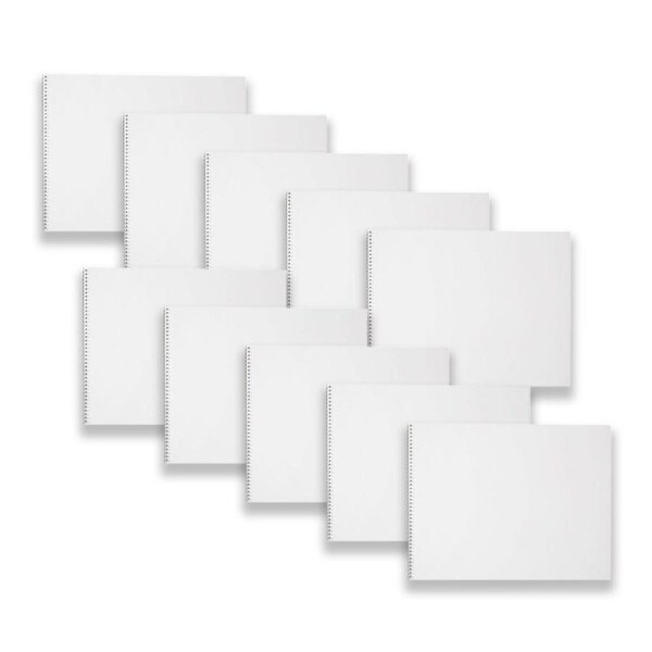 10pc Spirax 579b Sketch Book Spiral Drawing/Sketching School Notebook 96-Pages