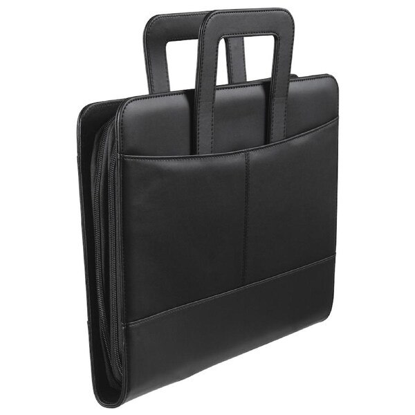 Spirax A4 Executive Zippered Compendium Planner/Portfolio Personal Organiser BLK