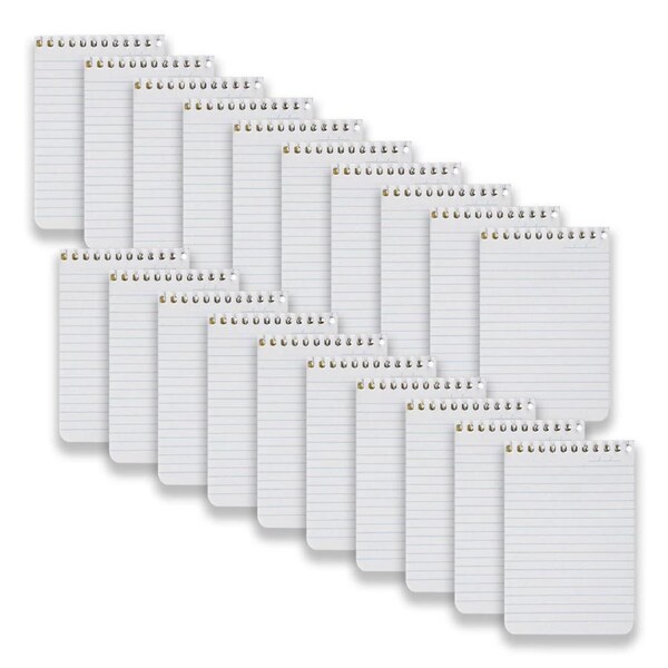 20x Spirax 560 Top Bound Pocket Notebook 5mm Ruled 96-Pages Paper Stationery