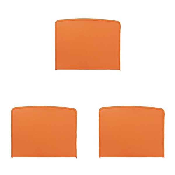 3x Colourhide A4 Zip-It Expanding File Organiser w/ Pen Holder Loop Tangerine