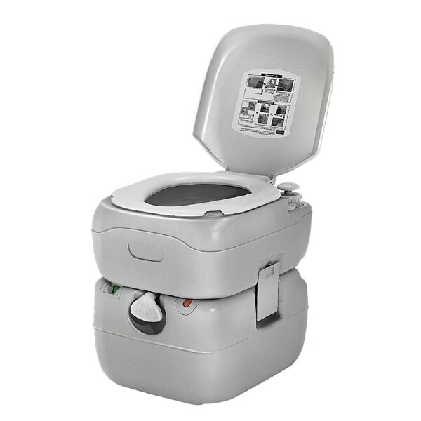 22L Portable Camping Outdoor Toilet Caravan Porta Potty Flush Portaloo