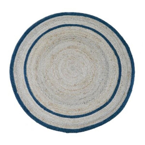 200Cm January Atlantic Blue Circle Rug
