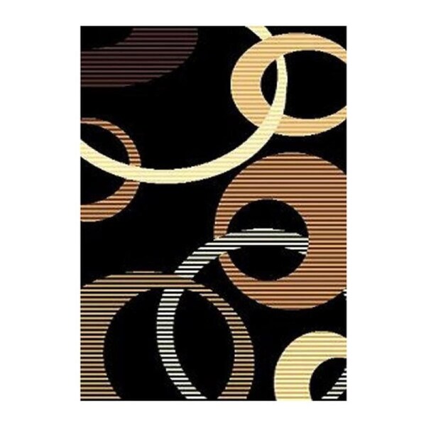 240 X 320Cm Summer Black Base Rug