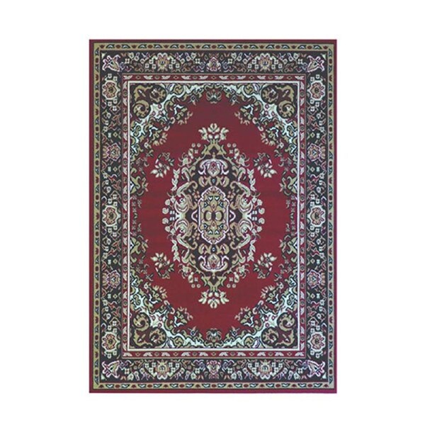 160 X 215Cm Athena Bordeaux Red Base Rug