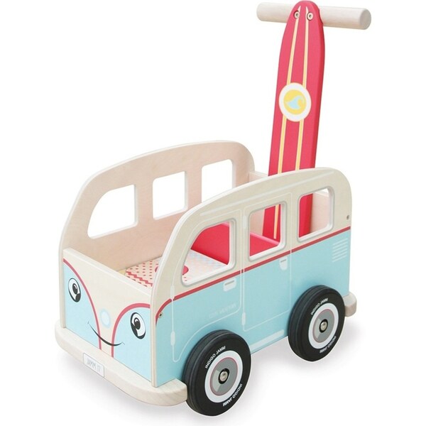 Indigo Jamm Wooden 47cm Colin Walker Van w/Blocks Baby/Toddler Fun Play Toy 12m+