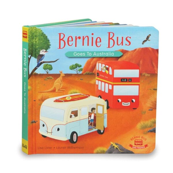 Indigo Jamm Hardcovered Short Story Book Bernie Bus Goes To Australia Baby 12m+