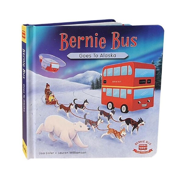 Indigo Jamm Hardcovered Short Story Book Bernie Bus Goes To Alaska Baby 12m+