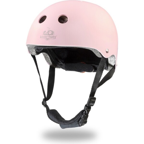 Kinderfeets Toddler Bike Helmet Fits Head 46-52cm Kids Safety Gear Matte Rose
