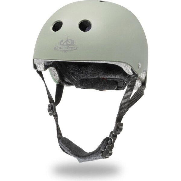 Kinderfeets Toddler Bike Helmet Fits Head 46-52cm Kids Safety Gear Silver Sage