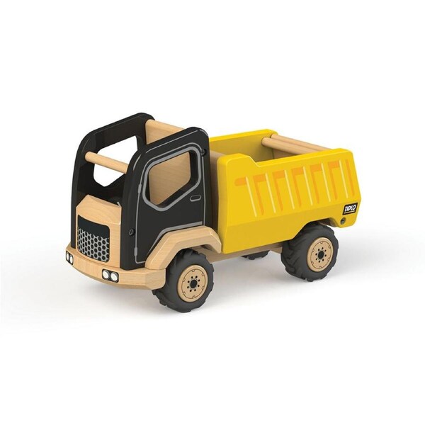Tidlo Tipper Truck Figure 25cm Wooden Toy Kids Fun Interactive Pretend Play 3+