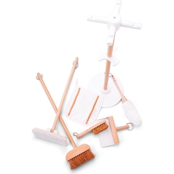 New Classic Toys Wooden Cleaning Playset Kids/Children Pretend Play Toy 36m+