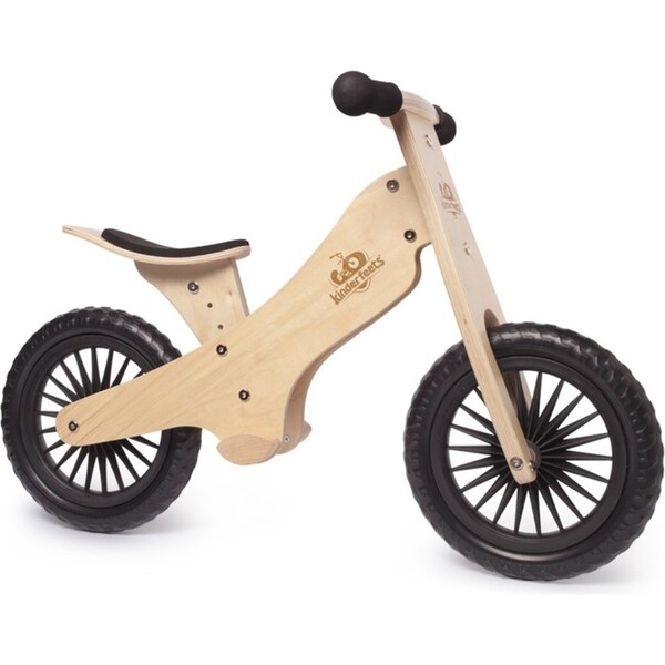 Kinderfeets 84cm Wood Balance/Training Bike Kids Fun Ride-On Toys Natural 2y+