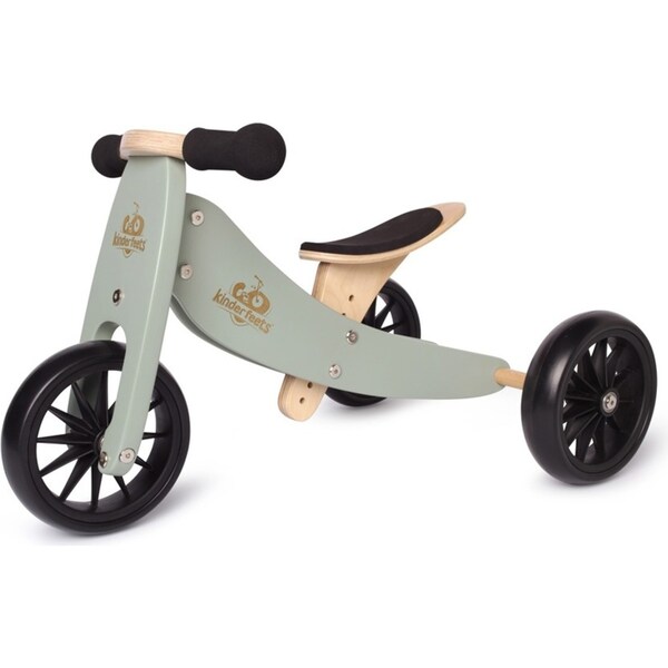 Kinderfeets 62cm Wood Tiny Tot Balance Bike/Trike Kids Ride-On Toy Sage 24m+