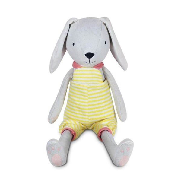 Apple Park Cotton 42cm Benny Bunny Organic Knit Kids/Baby Plush Cuddle Toy 0+