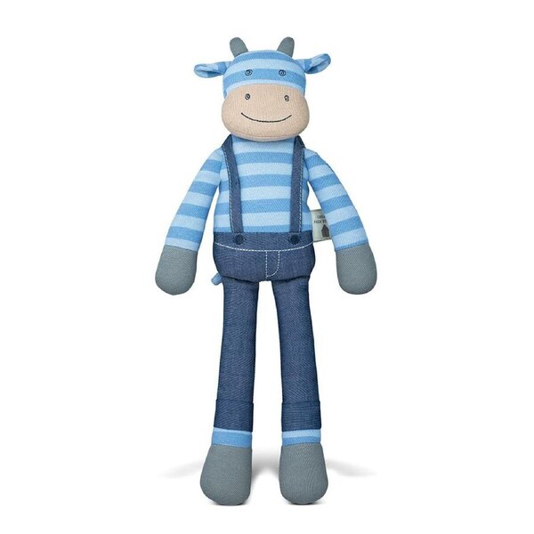 Organic Farm Buddies 35cm Mr Moo Kids/Baby Toddler Soft Animal Plush Toy 0+