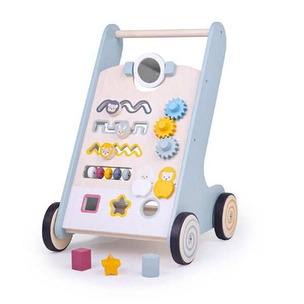 Bigjigs Toys 50cm FSC Activity Walker Kids Wooden Activity Learning Toy 12m+