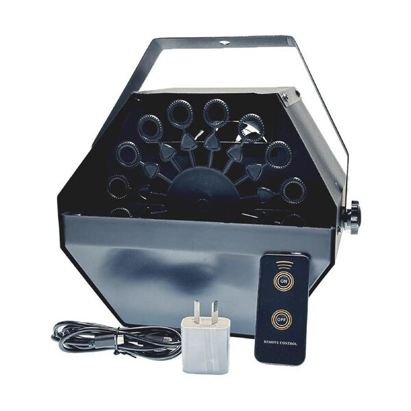 E-lektron B600-R Bubble Machine Remote Control Main Power and Battery Operation