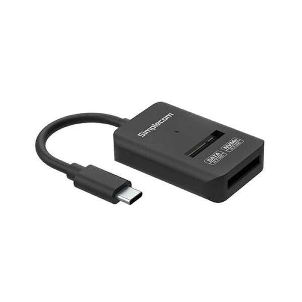 Simplecom Nvme Sata Dual Protocol M2 Ssd To Usb C Adapter Converter