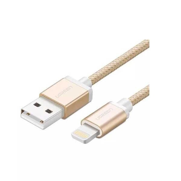 Ugreen Iphone 8 Pin Charging Cable 2m Gold Mfi Certified