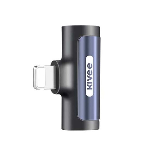 Kivee Iphone 8 Pin To Iphone 8 Pin Audio Plus Charging Adapter