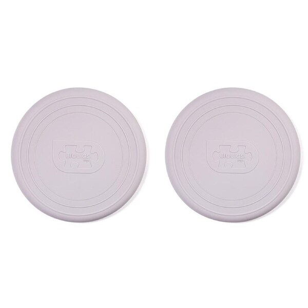 2x Bigjigs Toys 18cm Flexible Flyer Silicone Flying Disc Kids Toy Stone GRY 18m+